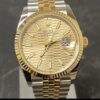 IMG_6909 Rolex Datejust 36 Champagne Fluted Dial 2021