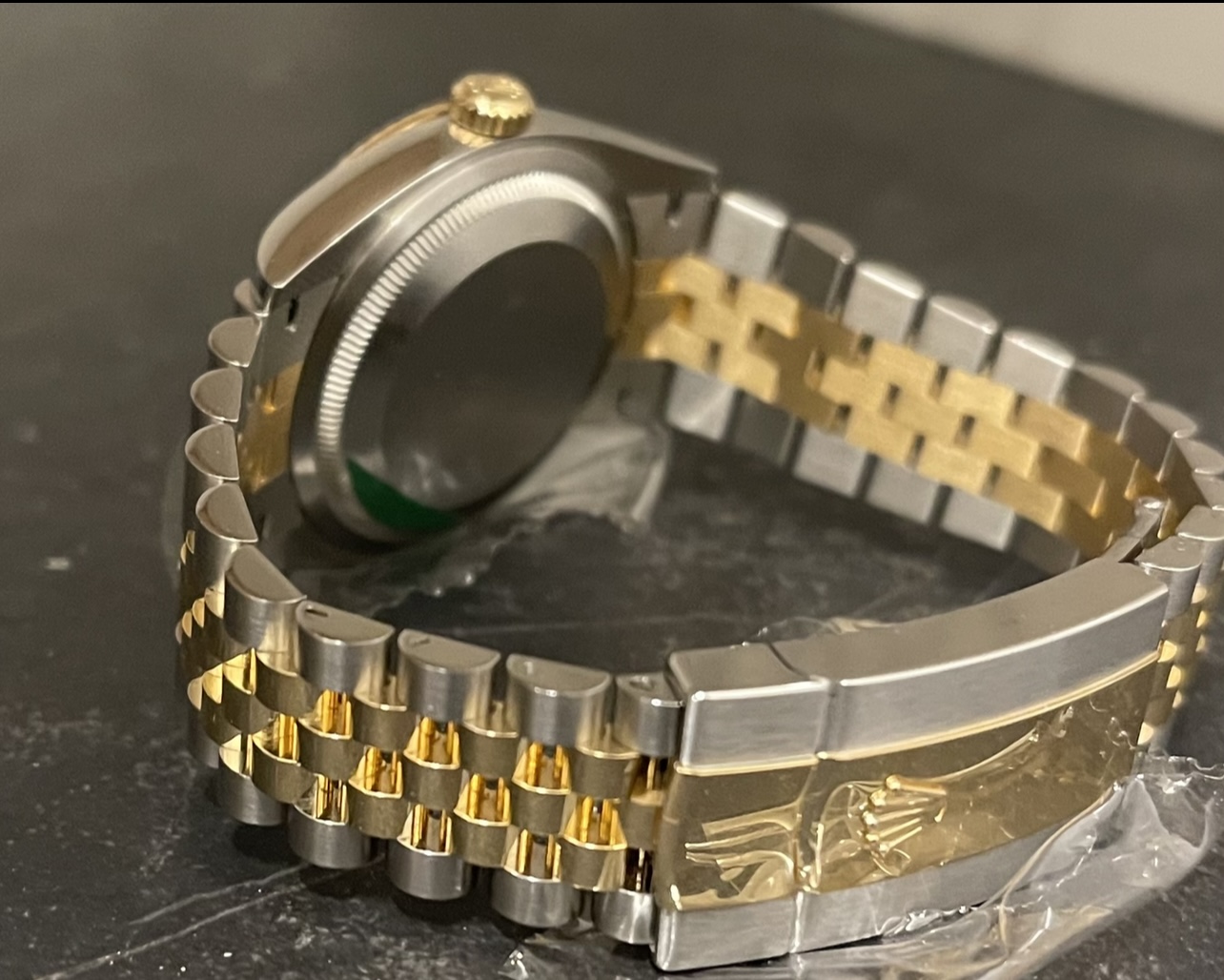 IMG_6911 Rolex Datejust 36 Champagne Fluted Dial 2021