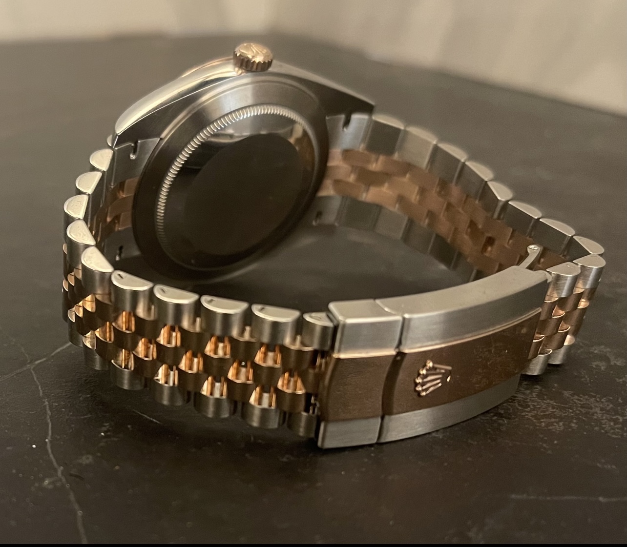 IMG_6184 Rolex Datejust 41 Steel & Rose Gold Wimbledon- 2021 Unworn