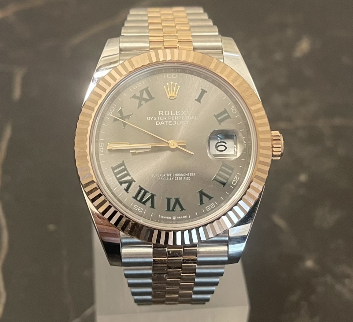 IMG_6188 3 Rolex Datejust 41 Steel & Rose Gold Wimbledon- 2021 Unworn
