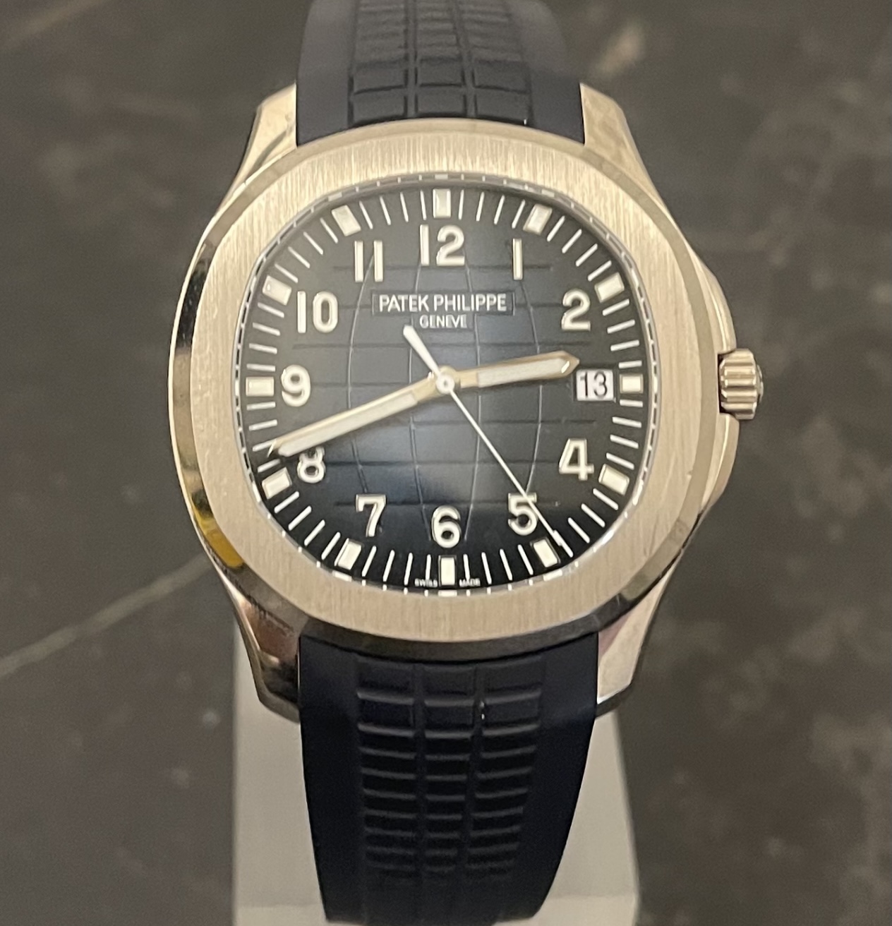 IMG_6795 Patek Philippe Aquanaut 5168G White Gold, Blue 2020