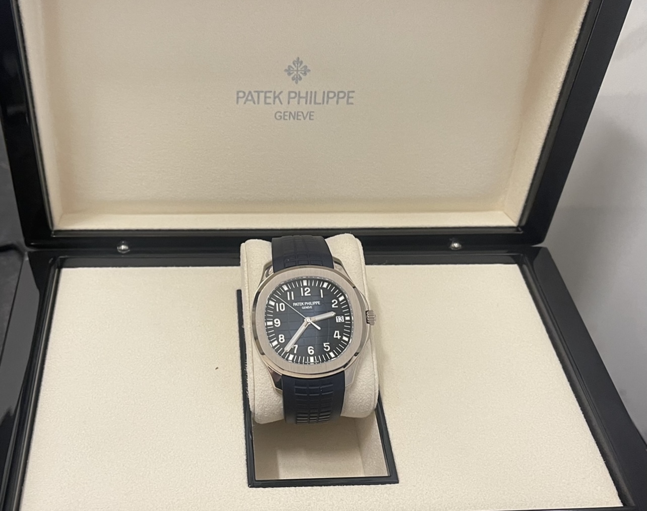 IMG_6796 Patek Philippe Aquanaut 5168G White Gold, Blue 2020