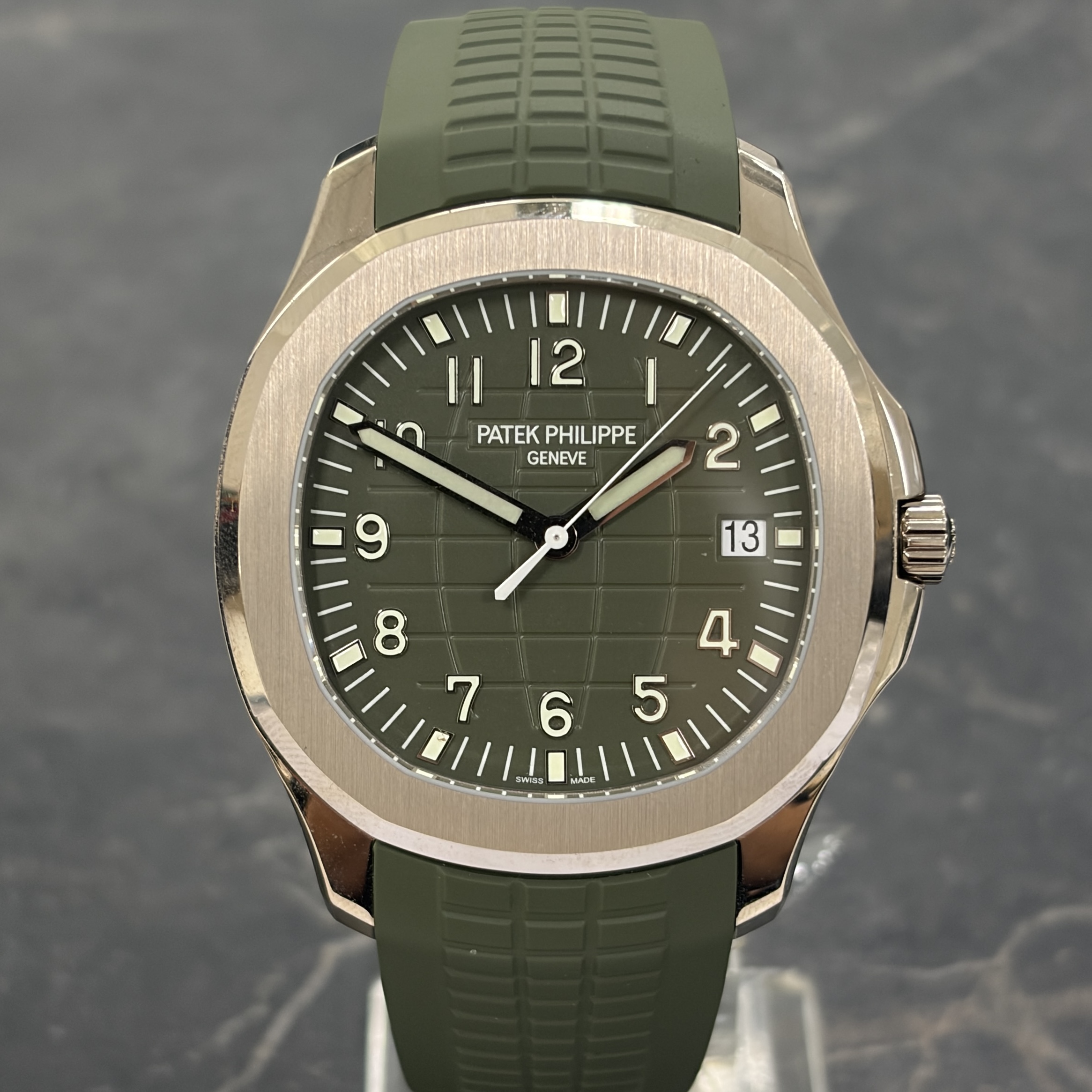 Patek Philippe Aquanaut 5168G White Gold, Green 2021