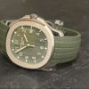 Patek Philippe Aquanaut 5168G White Gold, Green 2021