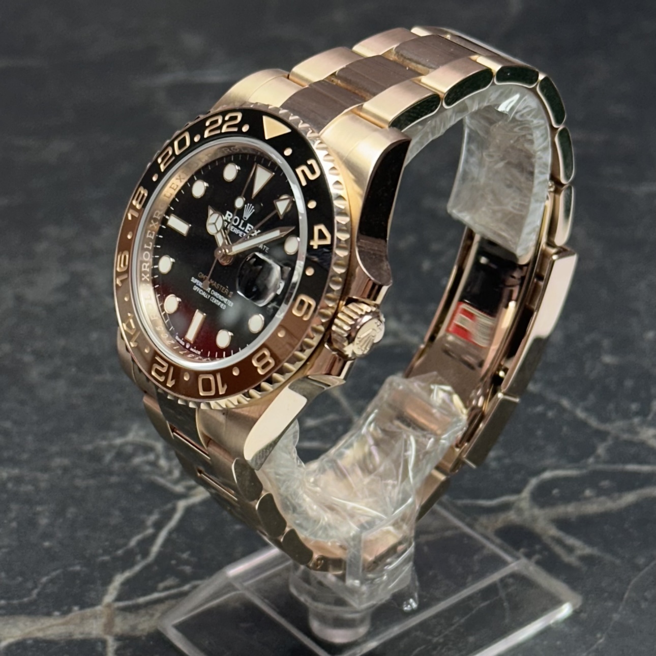 Rolex GMT Master 2 "Rootbeer" Rose Gold 2020