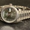 Rolex Day-Date 40 Olive  Dial White Gold - 228239- 2021 - Unworn