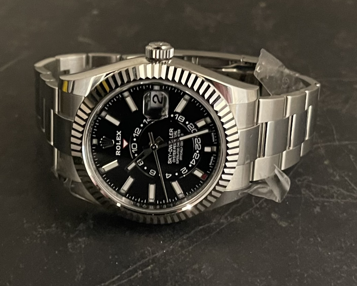IMG_9290 Rolex Sky Dweller Steel Black Dial 2018
