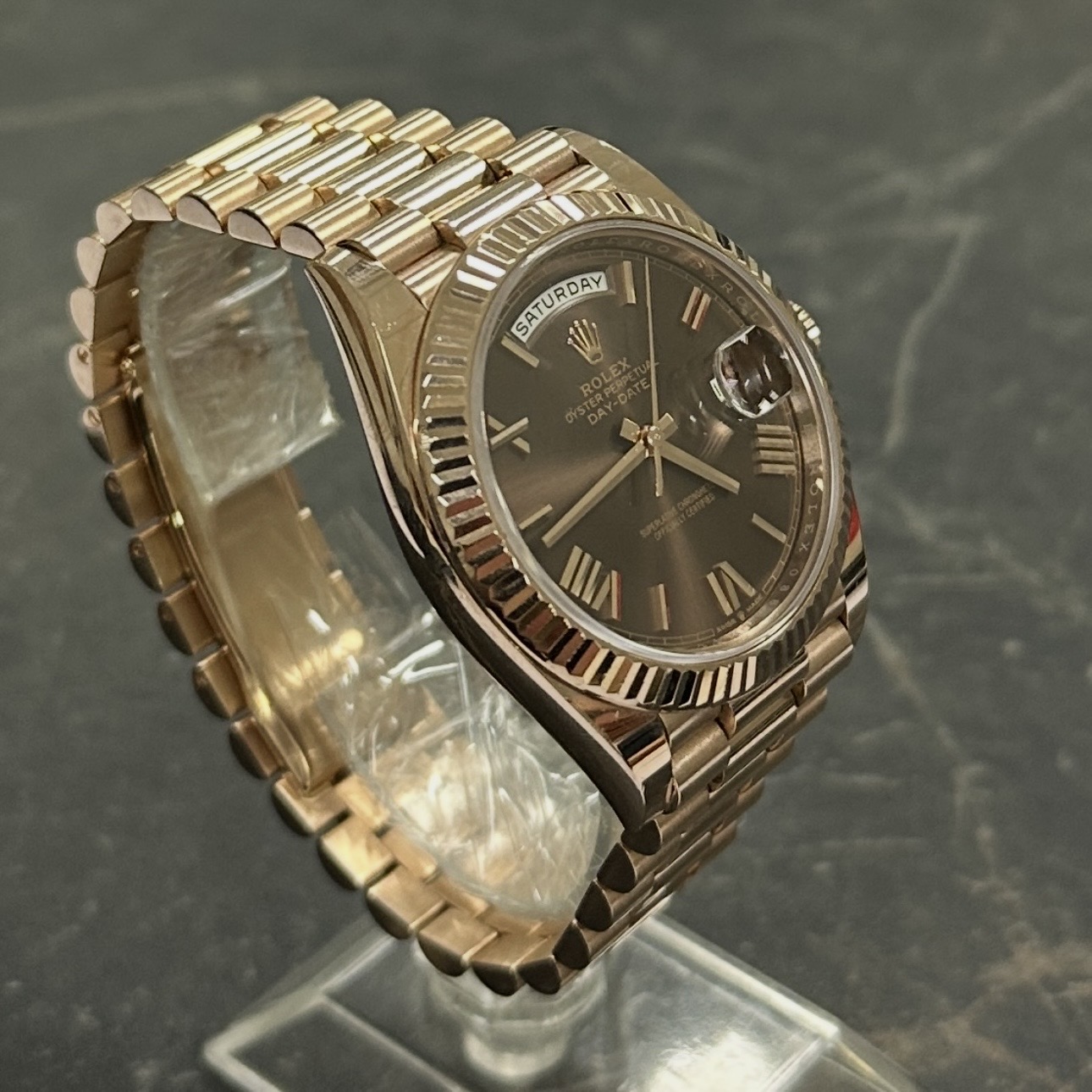 Rolex Day-Date 40 Chocolate Roman Numeral Dial - 228235 2019