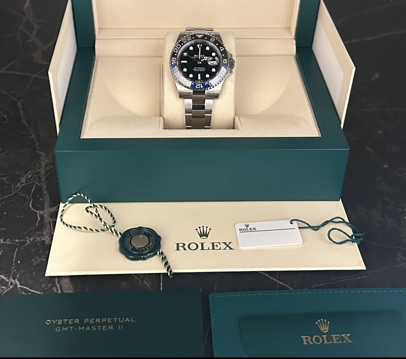 Rolex GMT Master ii BLNR "Batman" 2023 Unworn