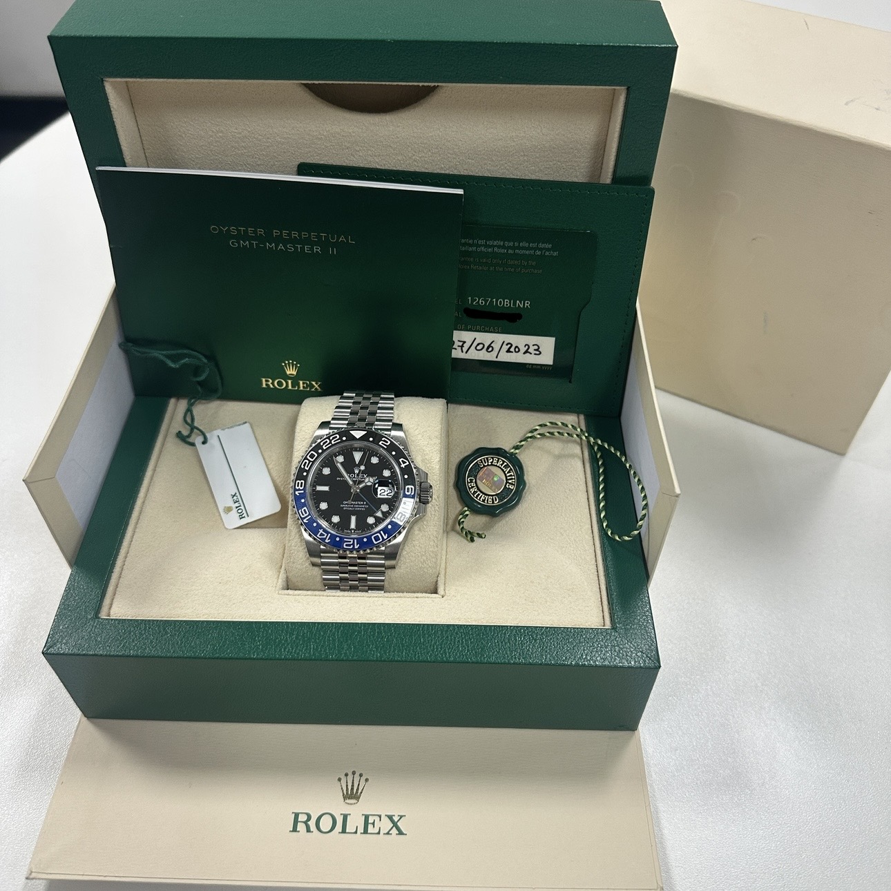 Rolex GMT Master ii BLNR "Batgirl" 2023