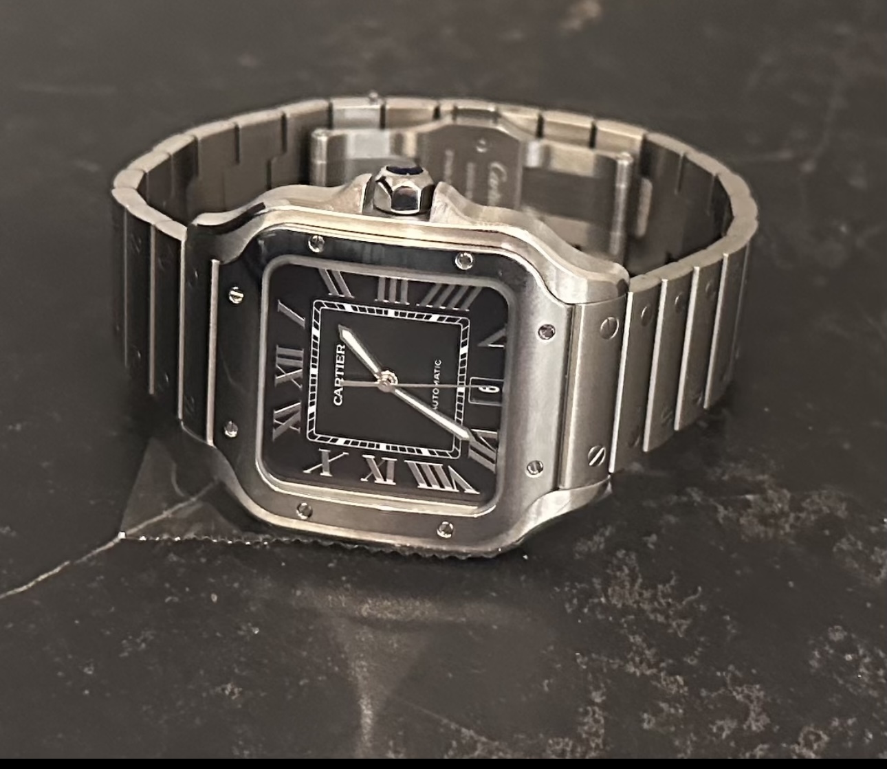 Cartier Santos Green Dial  - 2023 Unworn