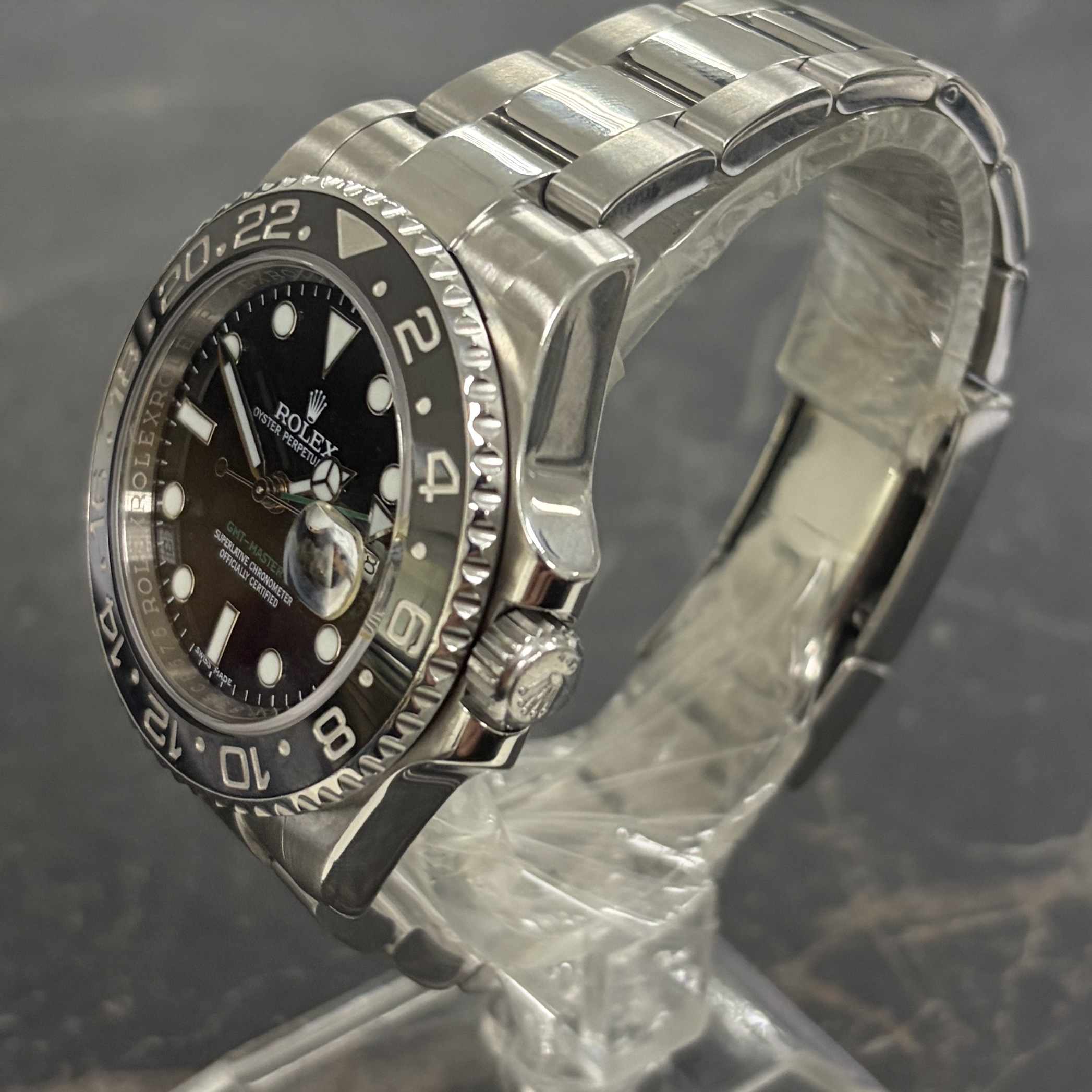 IMG_0465 Rolex GMT Master II Black Steel 116710LN 2014
