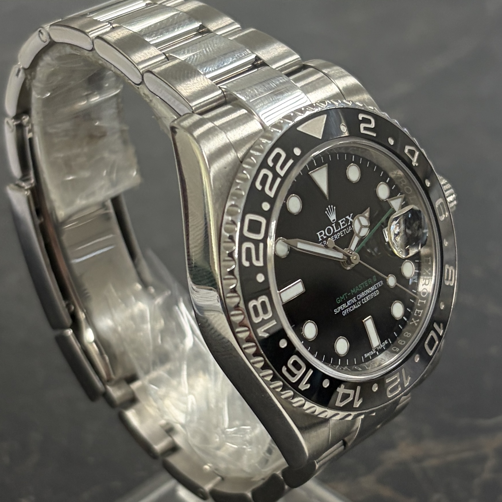 IMG_0466 2 Rolex GMT Master II Black Steel 116710LN 2014