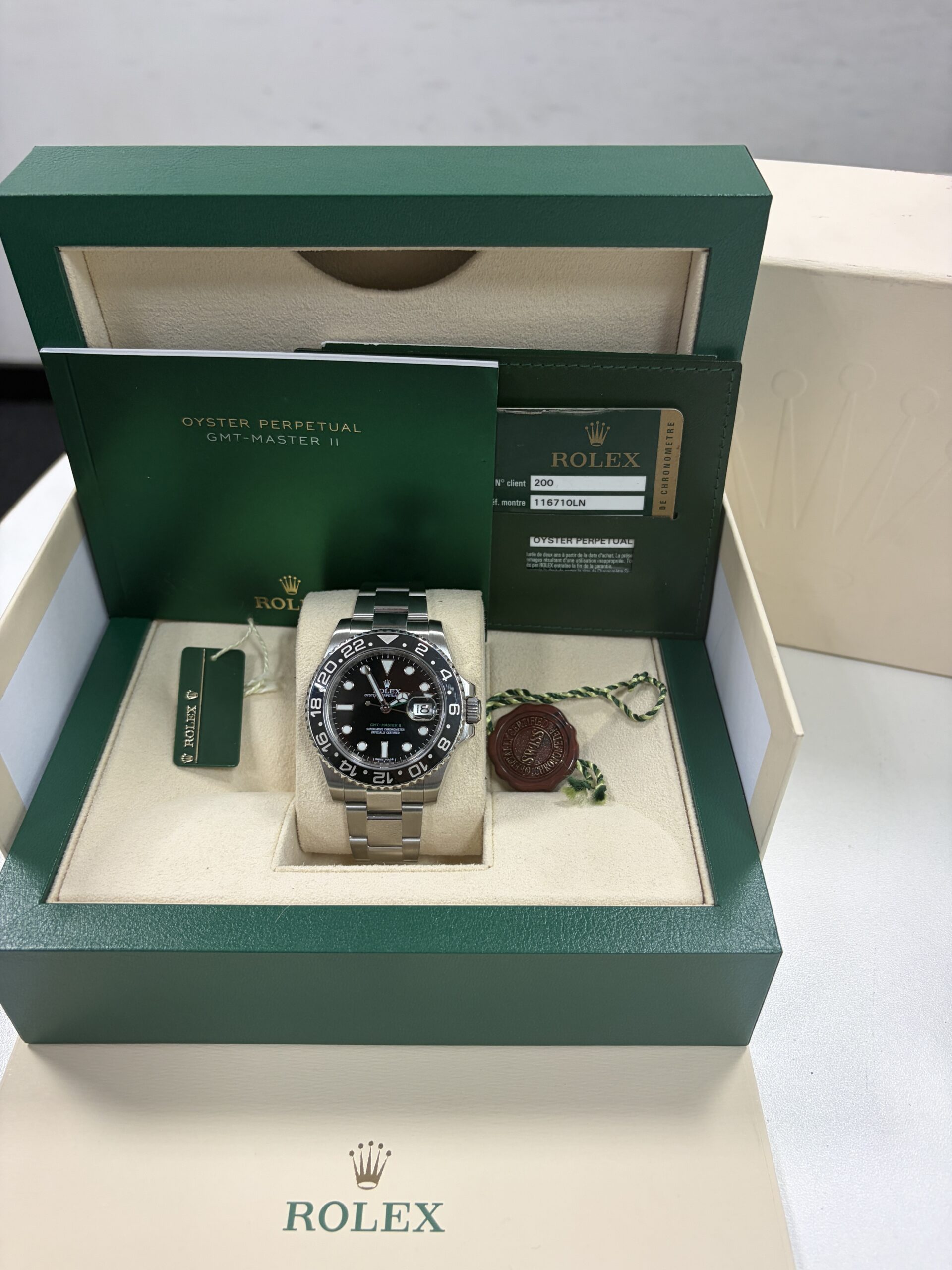 IMG_0469 Rolex GMT Master II Black Steel 116710LN 2014