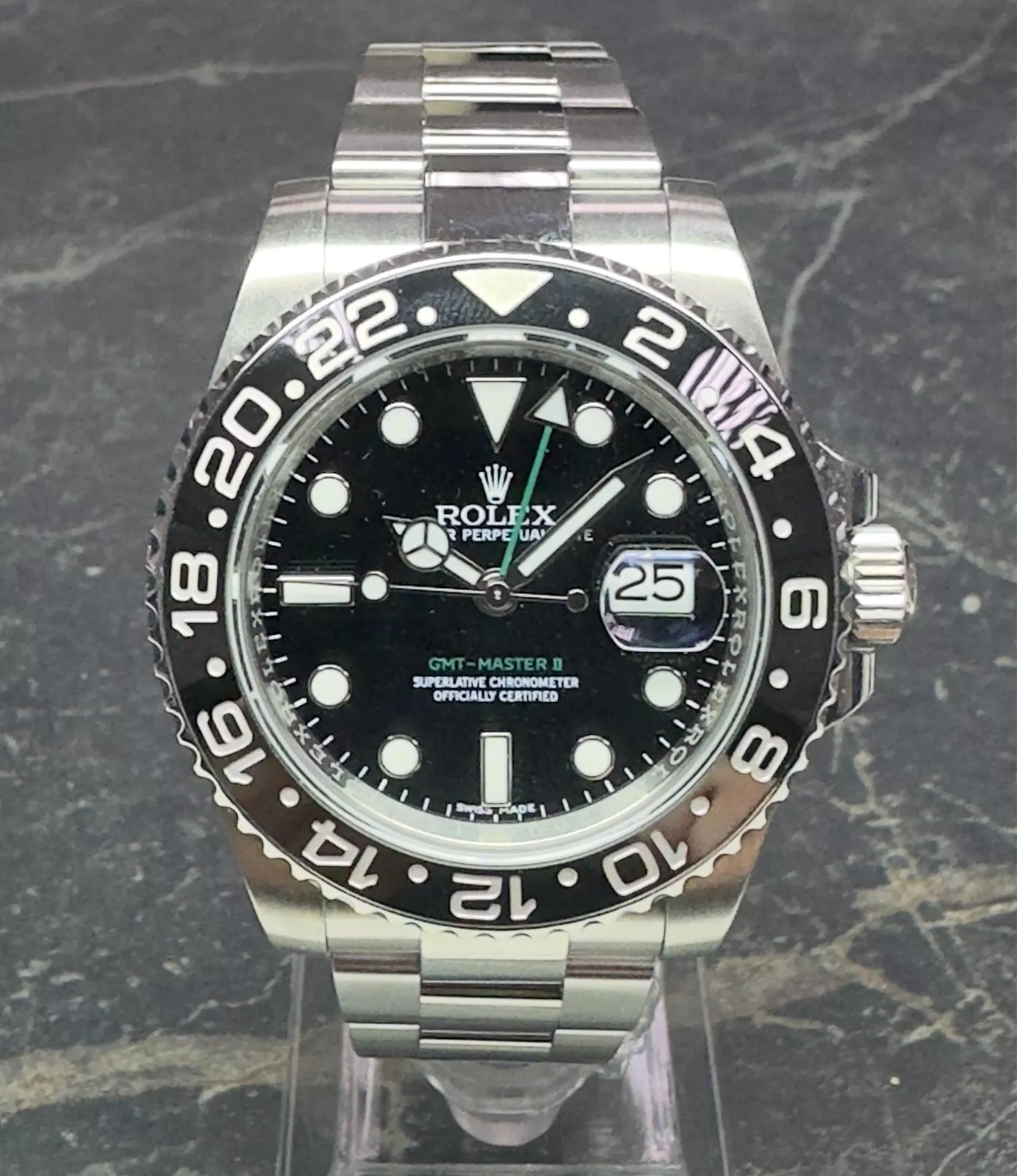 Rolex GMT Master II Black Steel 116710LN 2017