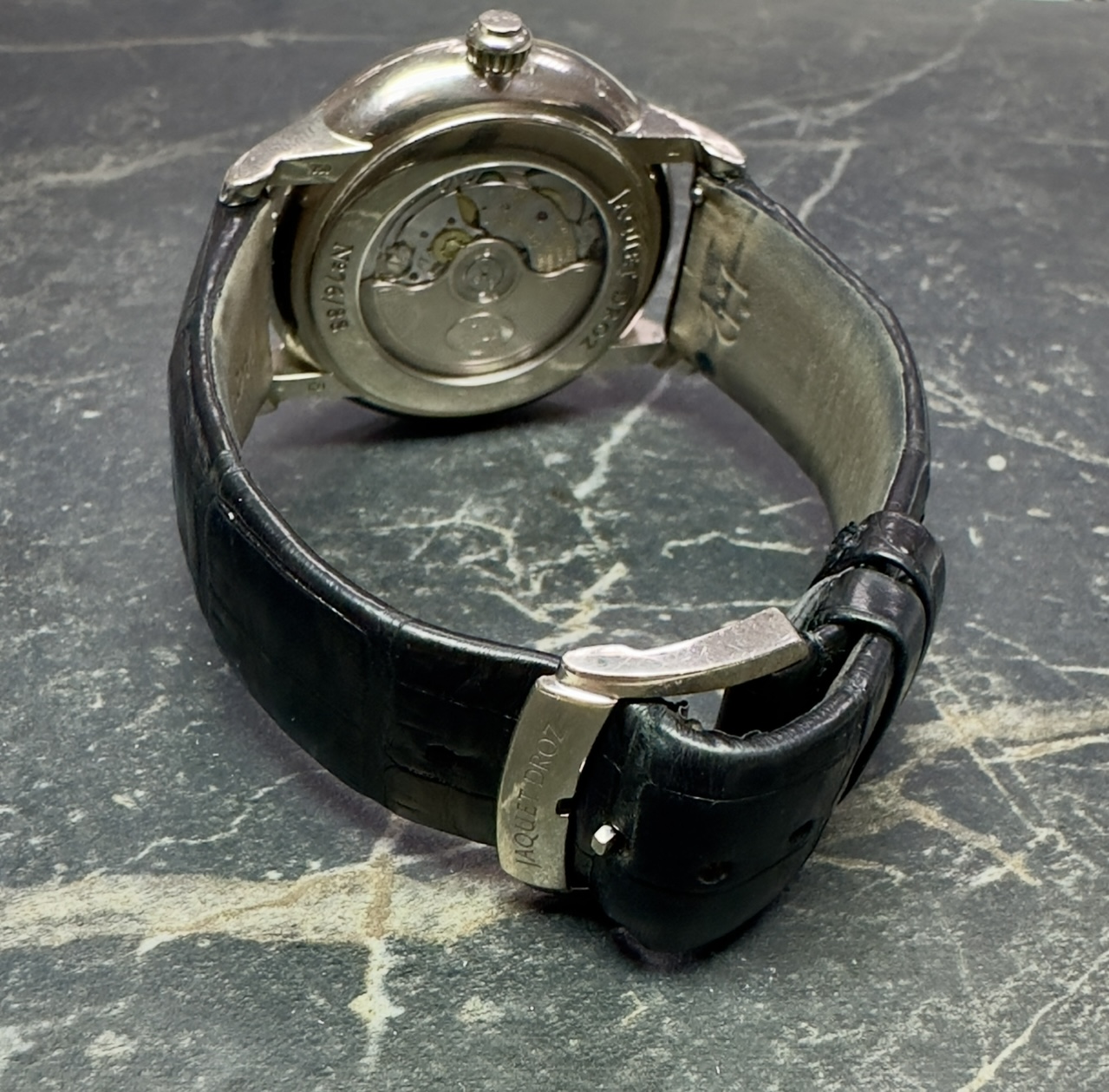 Jaquet Droz Petit Heure Minute 18k White Gold Limited Edition