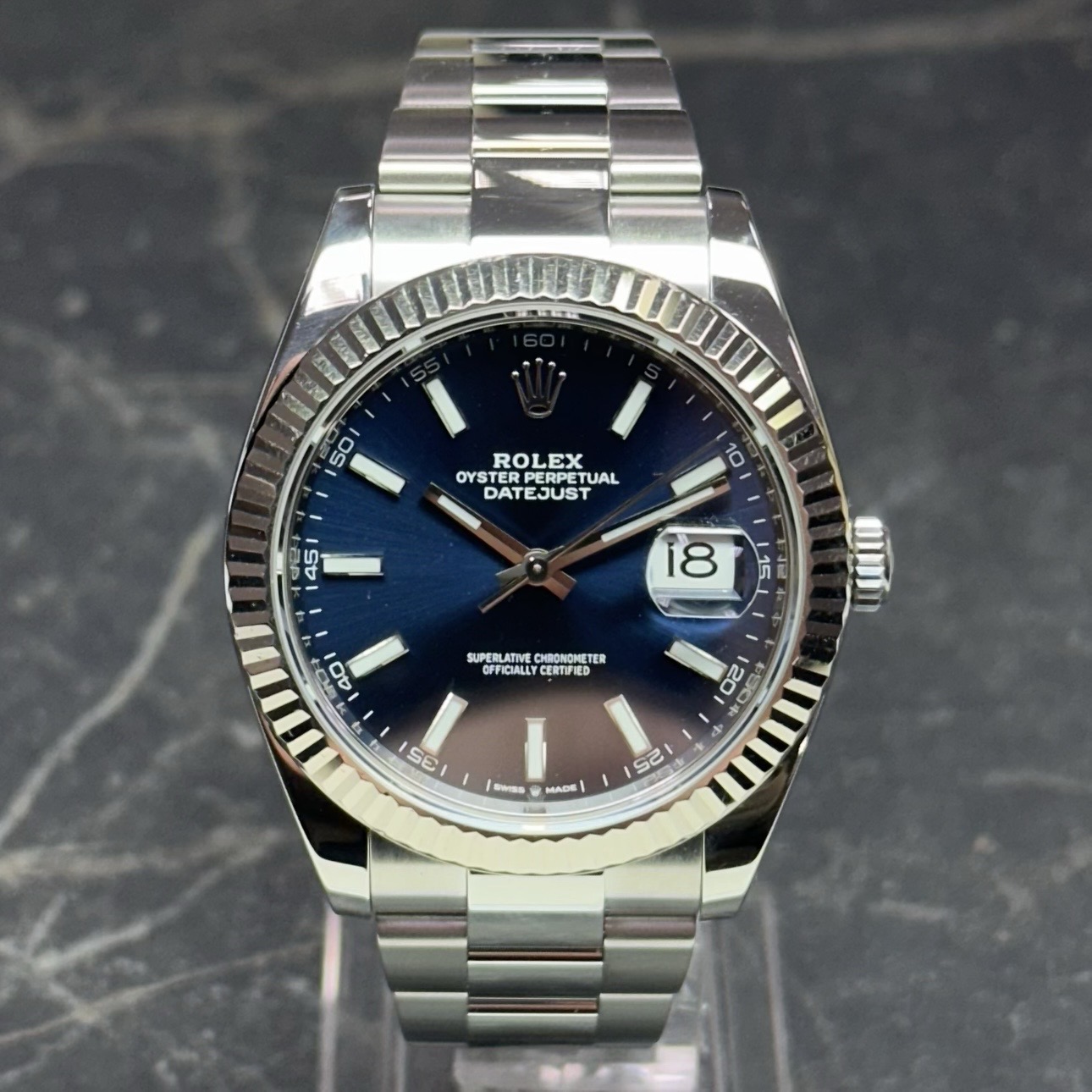 Screenshot Rolex Datejust 41 Steel & White Gold Blue Dial - 126334 - 2021