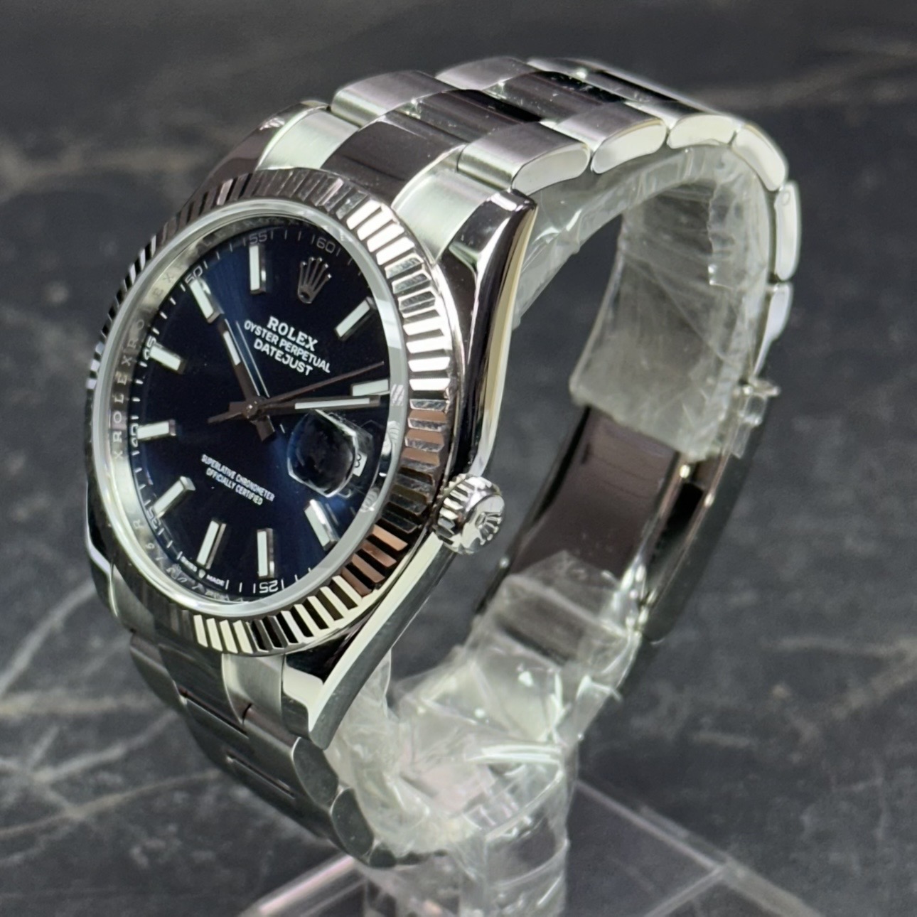 Screenshot Rolex Datejust 41 Steel & White Gold Blue Dial - 126334 - 2021