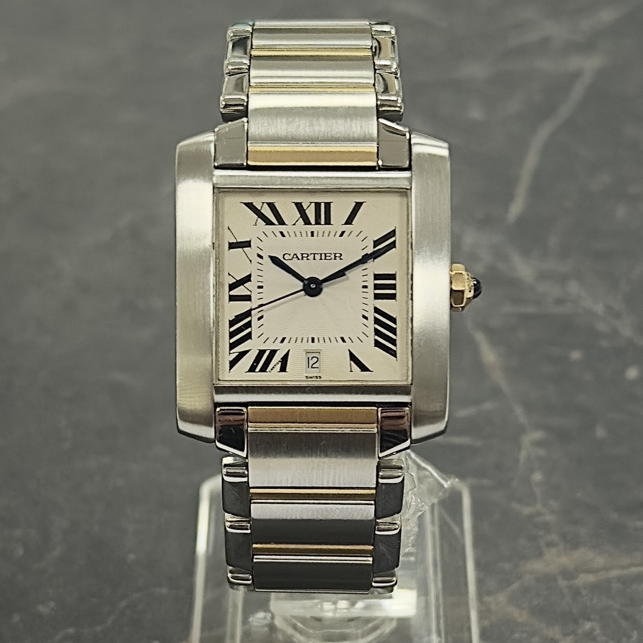 Screenshot Cartier Tank Française Steel & 18ct Yellow Gold Auto 2302