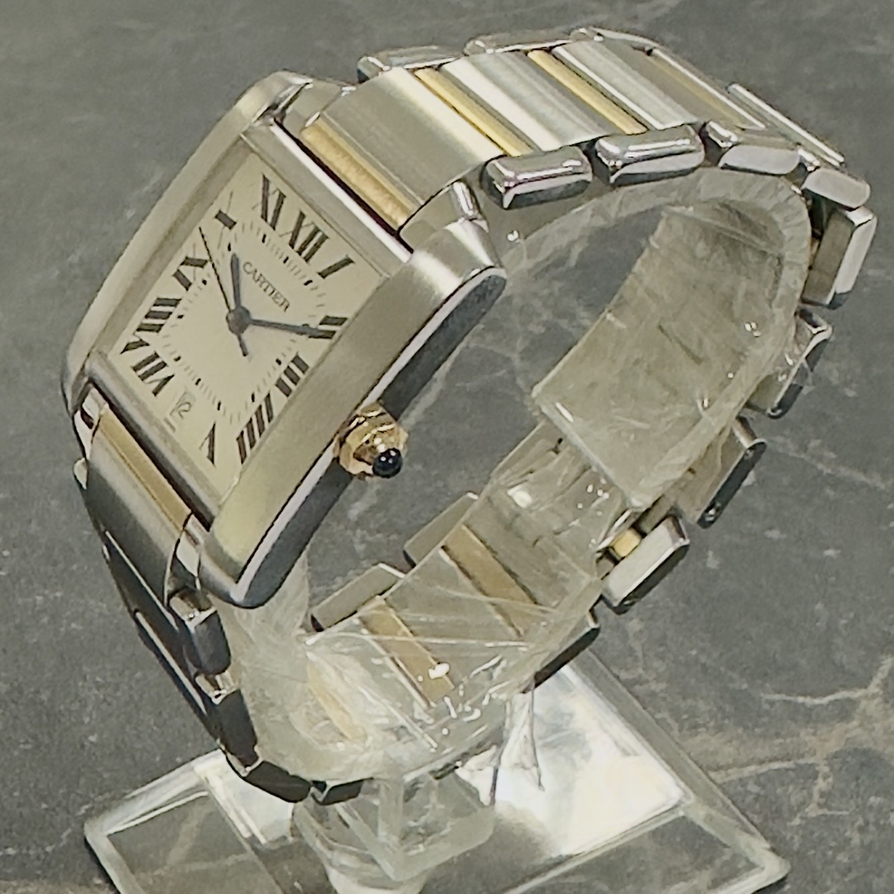 Screenshot Cartier Tank Française Steel & 18ct Yellow Gold Auto 2302
