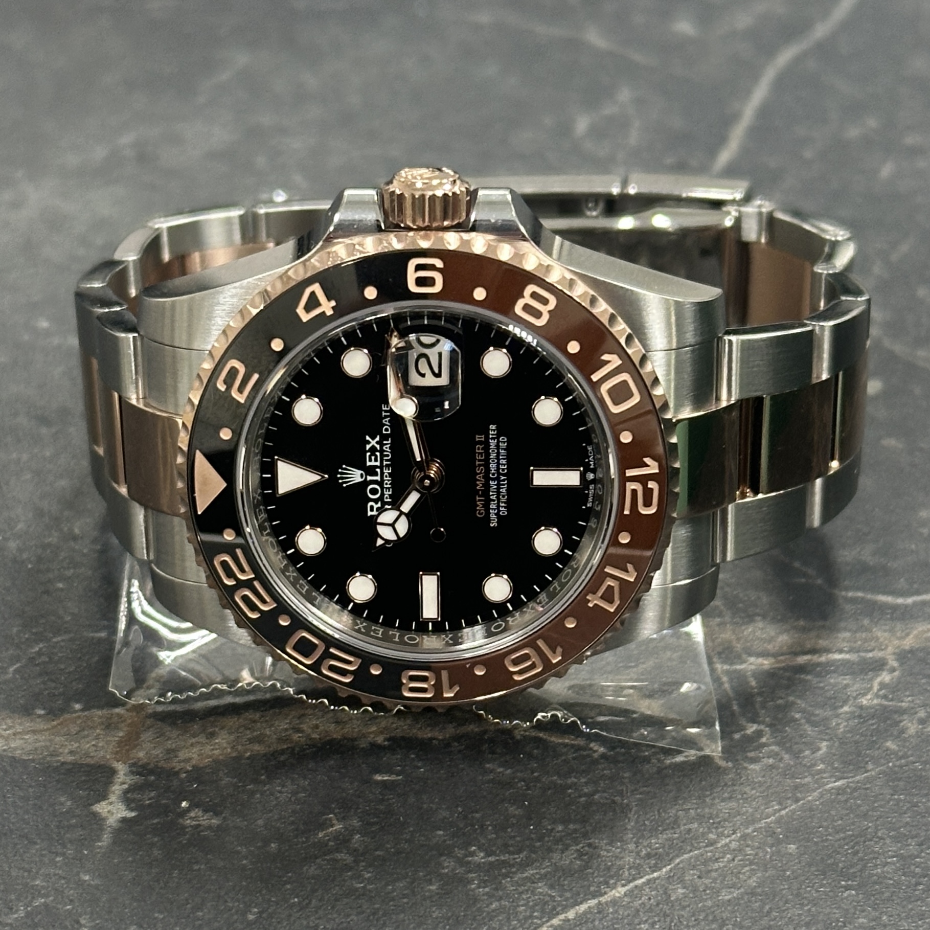 Rolex GMT Master 2 "Rootbeer" Steel & Rose 2025