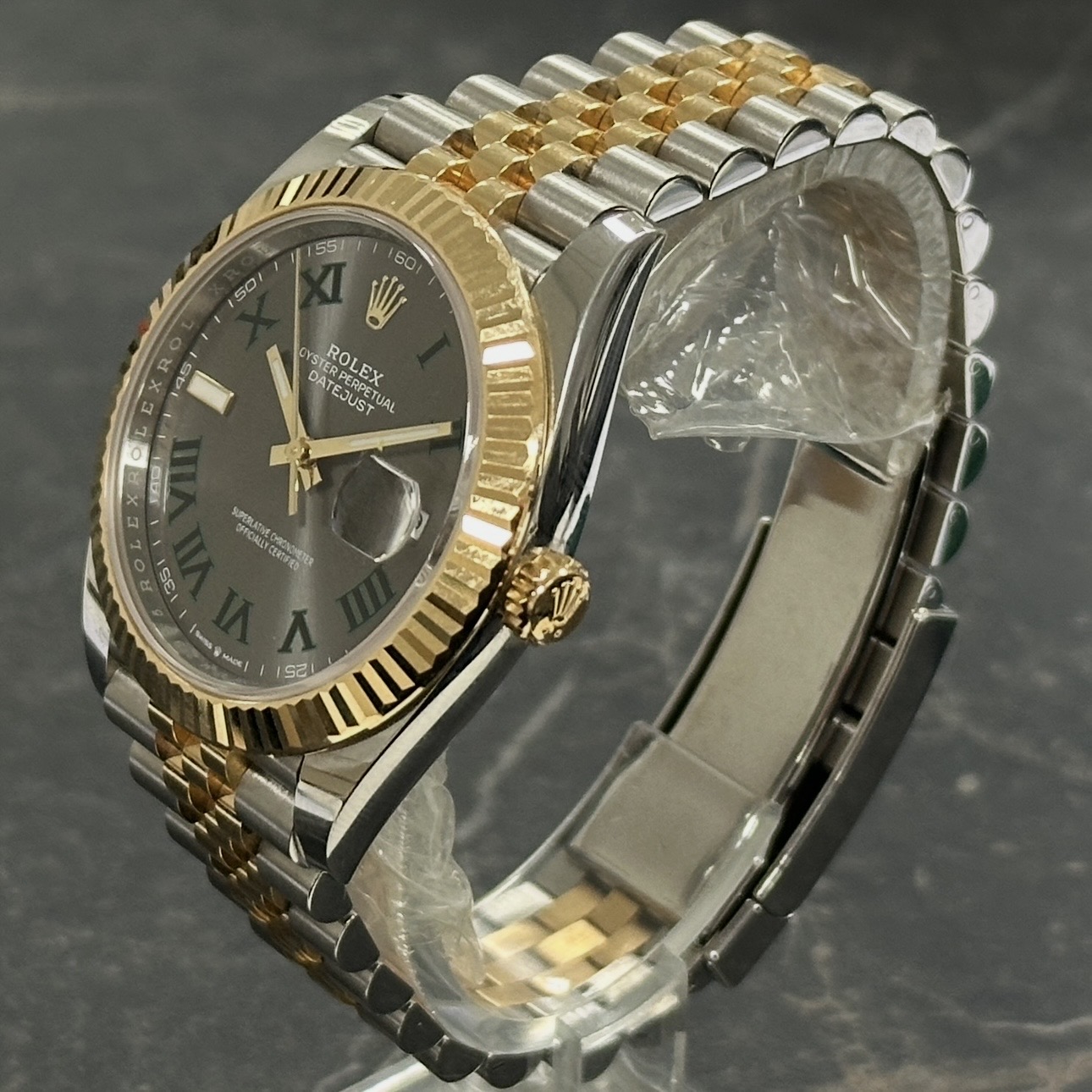 Rolex Datejust 41 Steel & Gold Wimbledon Jubilee 126333 2021