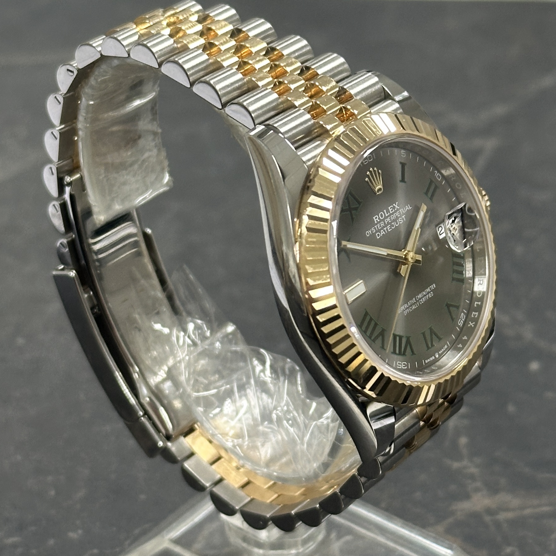 Rolex Datejust 41 Steel & Gold Wimbledon Jubilee 126333 2021