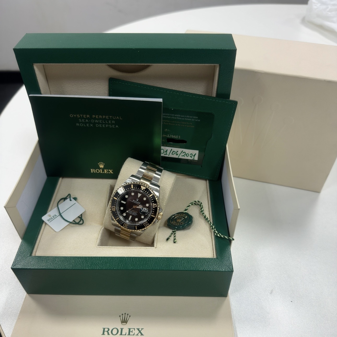 Rolex Sea Dweller 43 Steel & Gold 126603 - 2021
