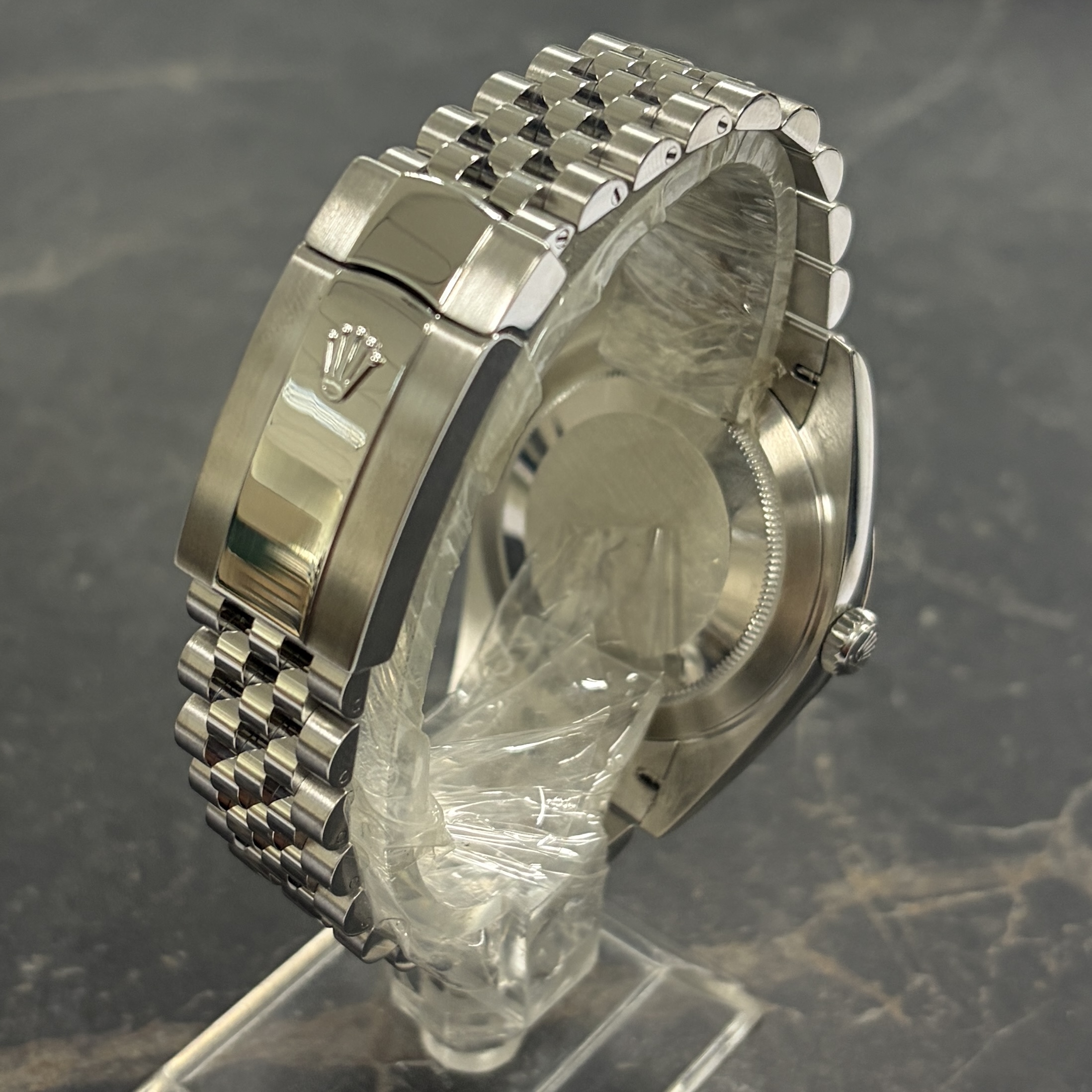 Rolex Datejust 41 Steel & White Gold Blue Diamond Dial - 126334 - 2022