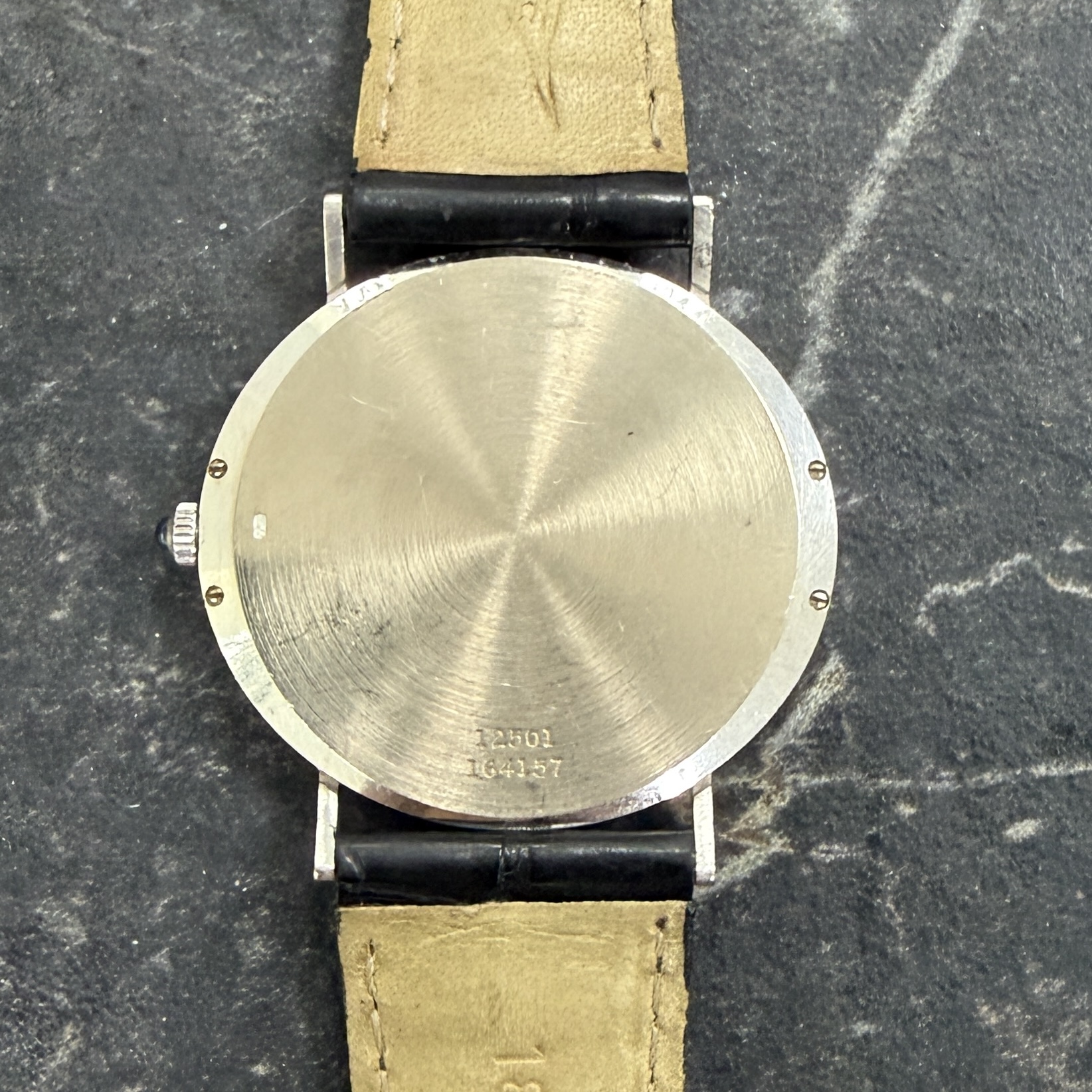 IMG_0510 Piaget 18k White Gold 33mm Ultra Thin Automatic Dress Watch