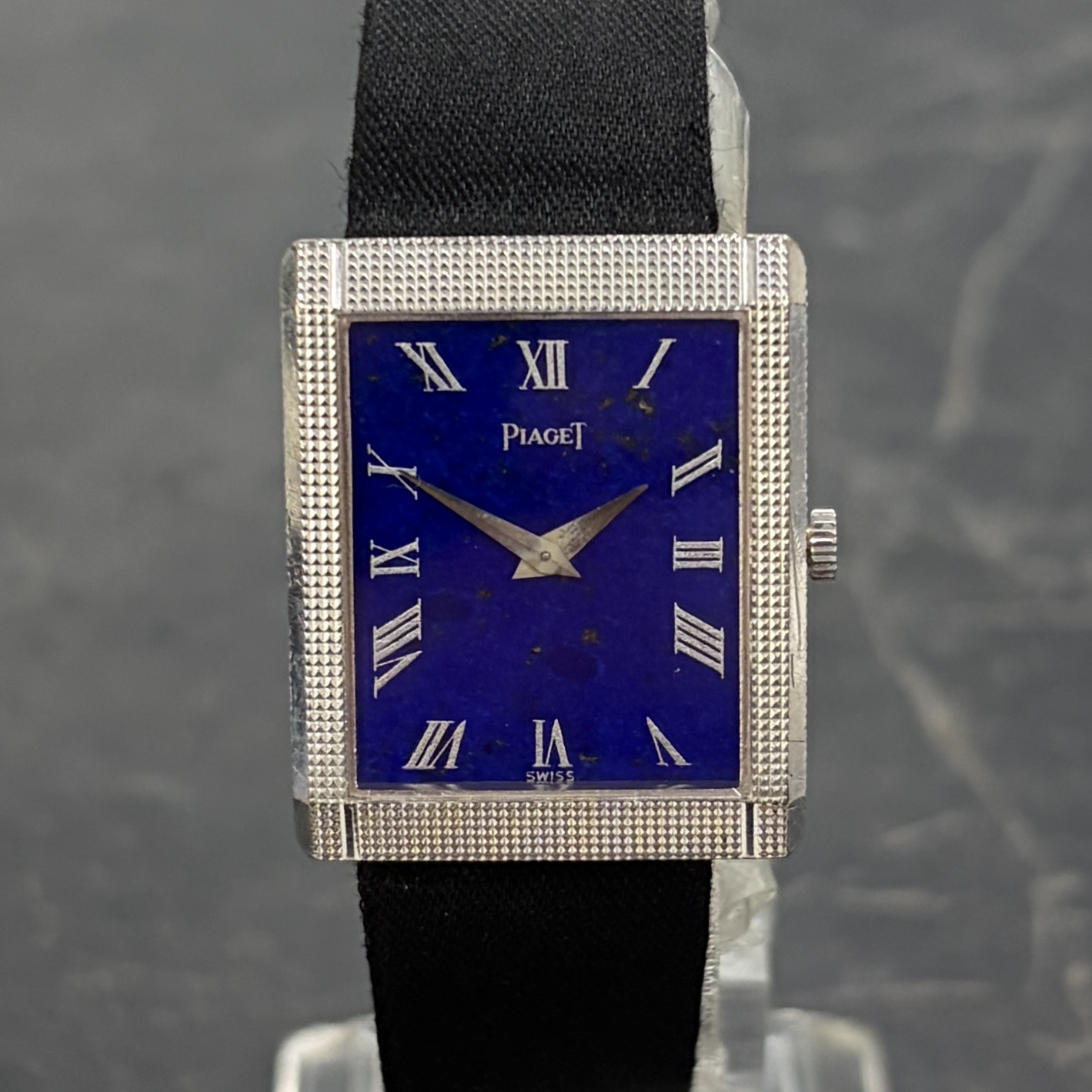 IMG_0513 2 Piaget 18k White Gold Lapis Lazuli Dial Ultra Thin