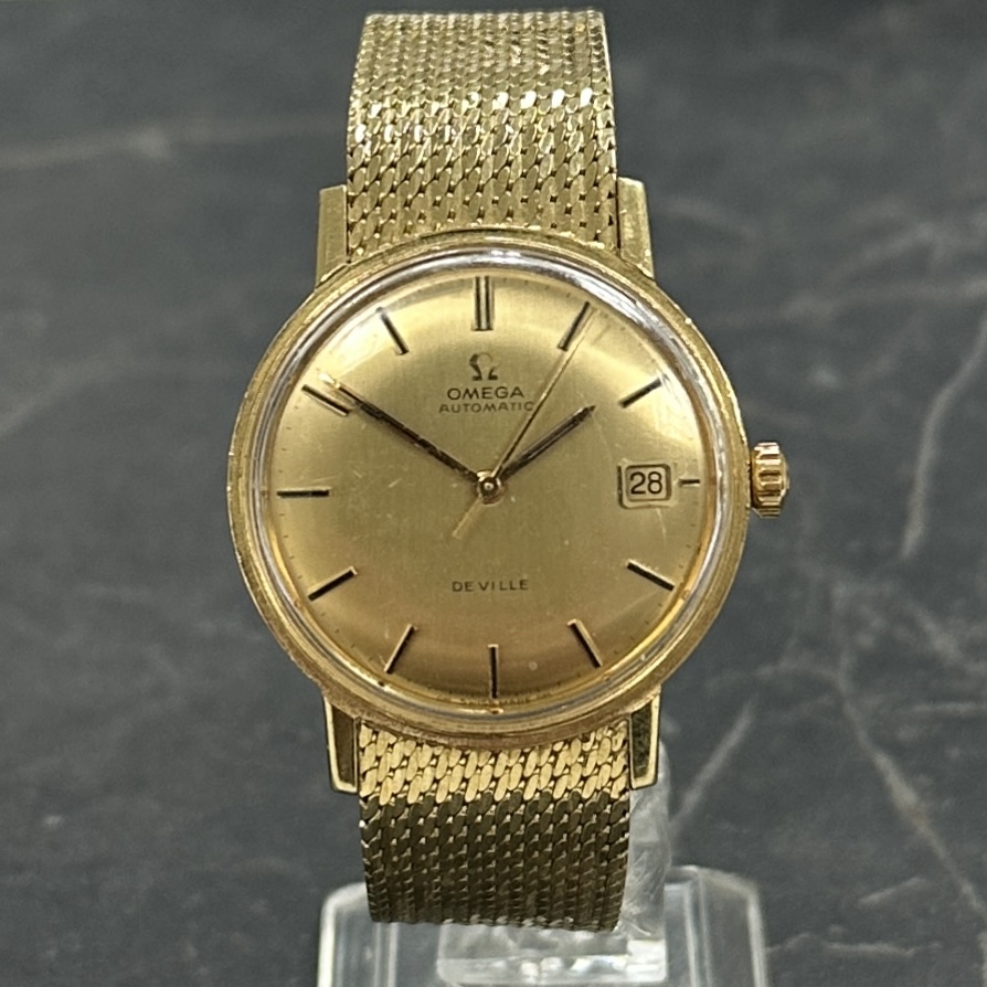 IMG_7491 Omega De Ville 18k Gold Automatic Vintage