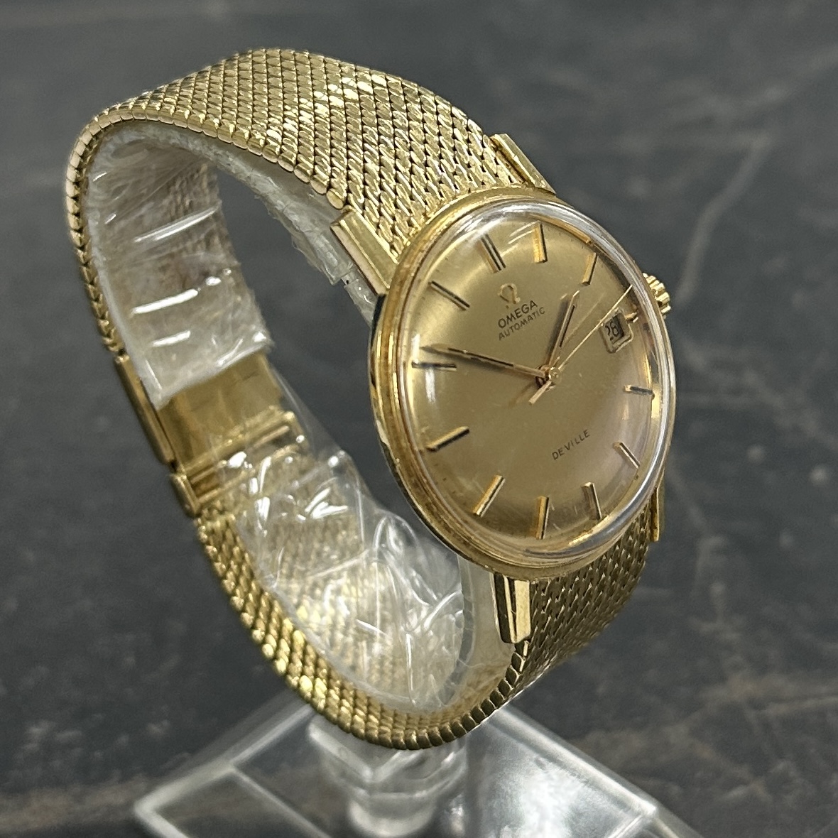 IMG_7493 Omega De Ville 18k Gold Automatic Vintage