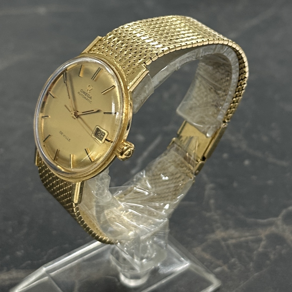 IMG_7494 Omega De Ville 18k Gold Automatic Vintage
