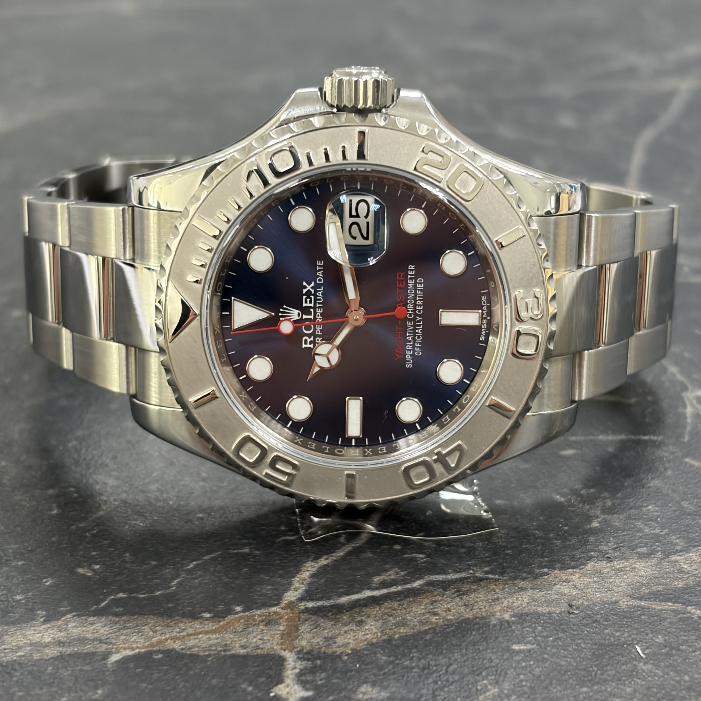 IMG_1070 Rolex Yacht-Master 40 116622 Blue Dial 2018