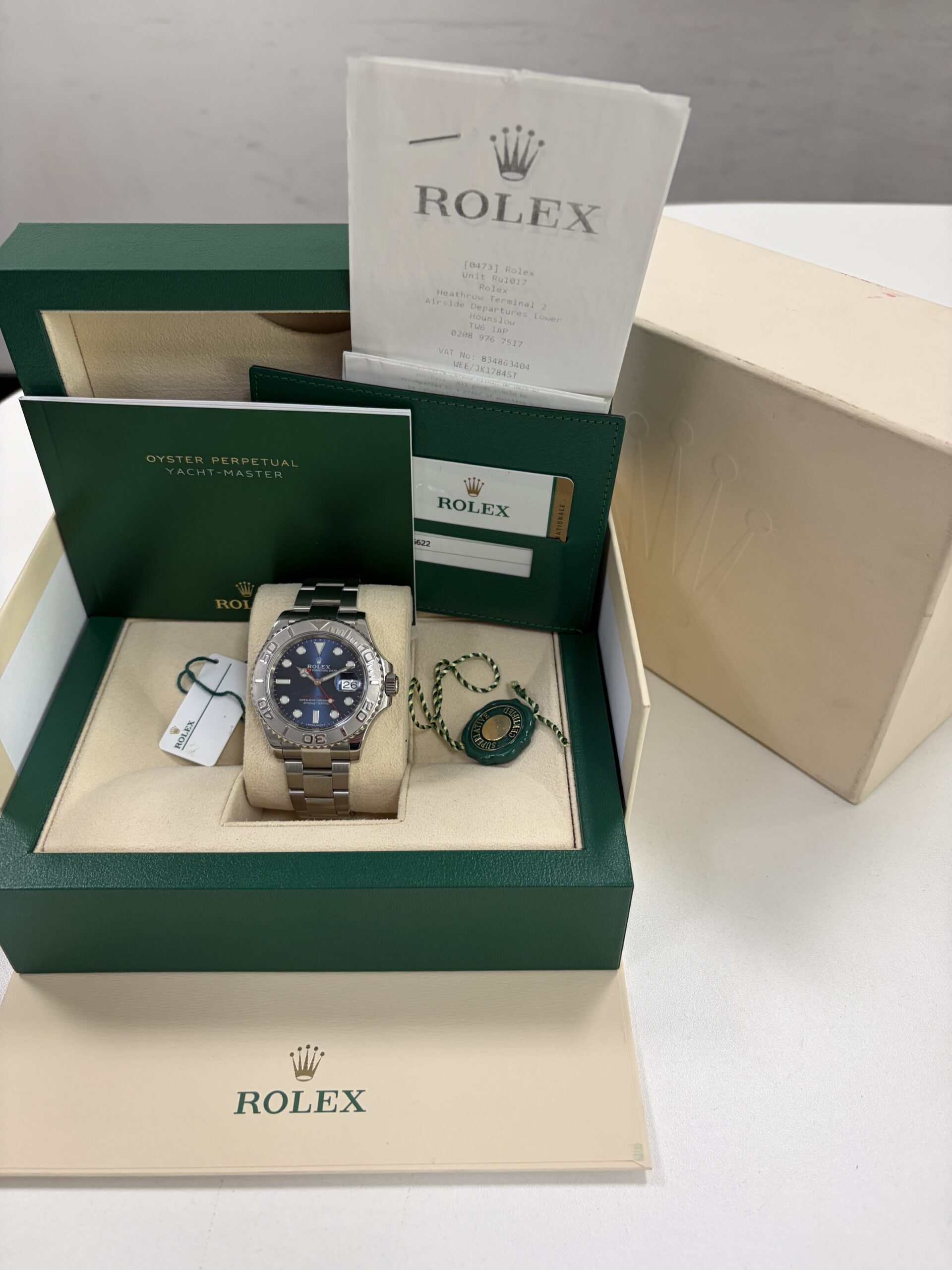 IMG_1075 Rolex Yacht-Master 40 116622 Blue Dial 2018