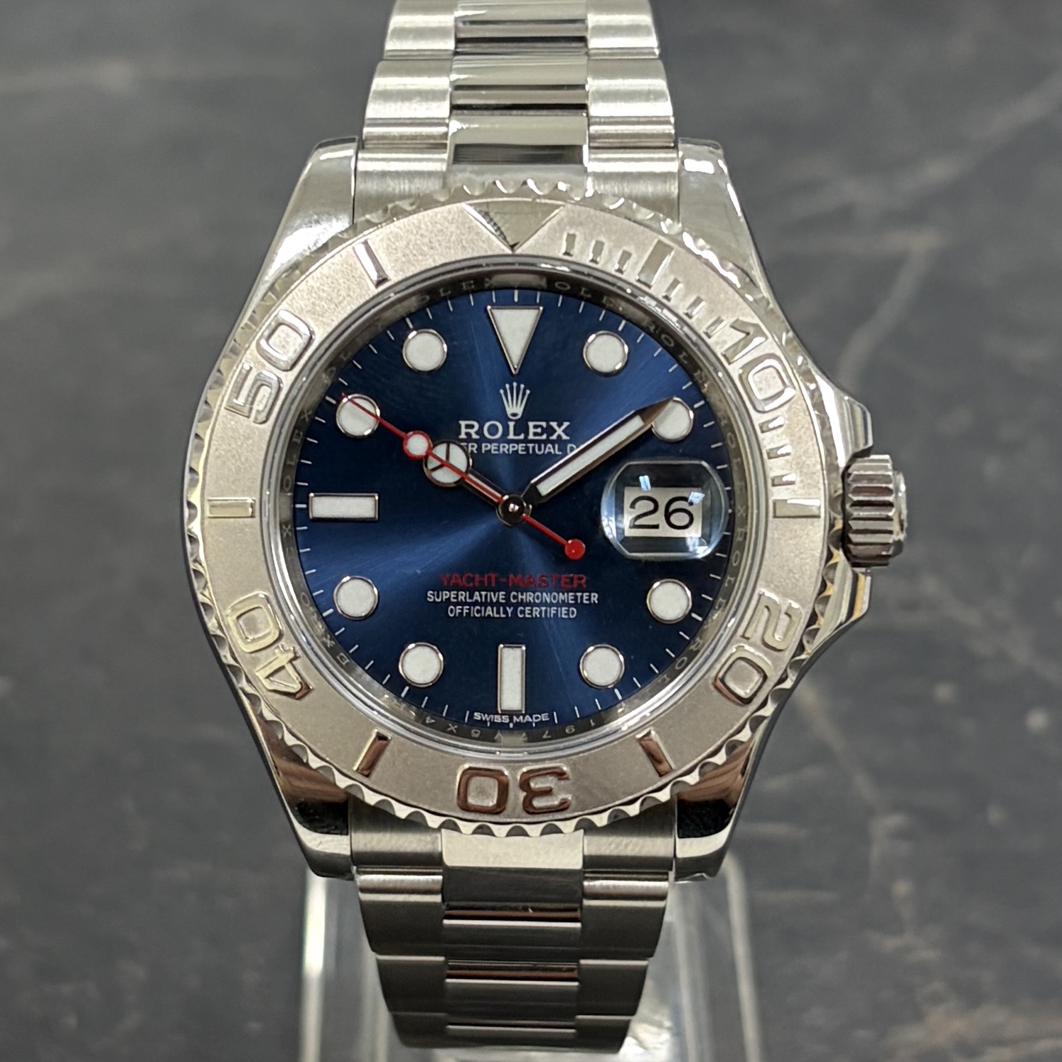 IMG_1080 Rolex Yacht-Master 40 116622 Blue Dial 2018