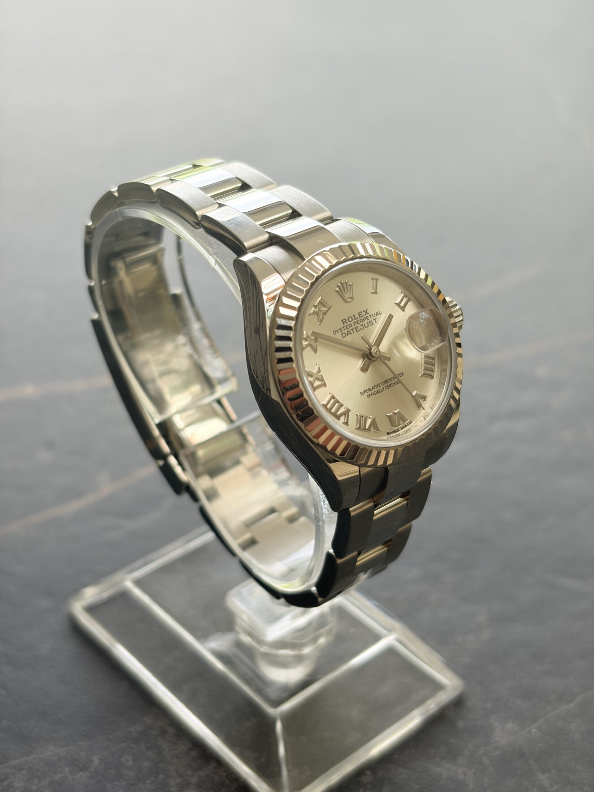 IMG_1323 Rolex Datejust 28 279174 Silver Numeral Dial Steel Oyster 2018