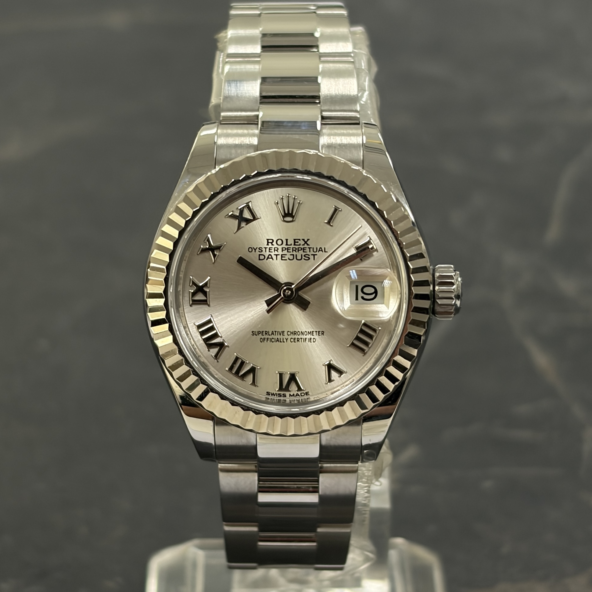 Rolex Datejust 28 279174 Silver Numeral Dial Steel Oyster 2018