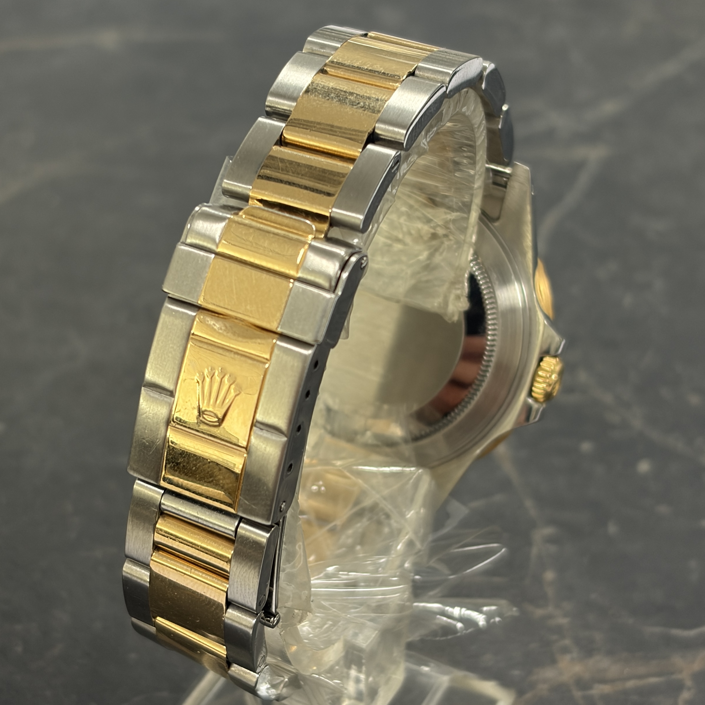 IMG_1404 2 Rolex GMT Master II Steel & Gold 16713