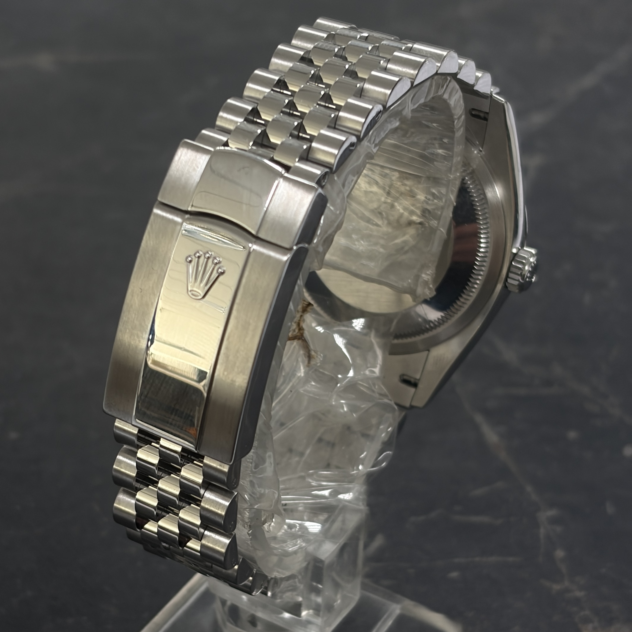 IMG_1714 2 Rolex Datejust 36 126234 Silver Diamond Dial Jubilee 2020 Full Set